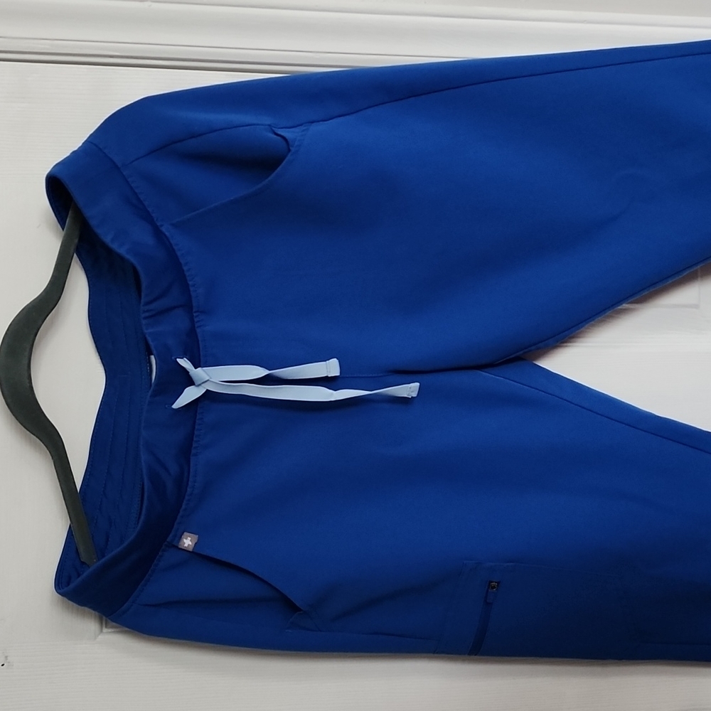 FIGS - Zamora - Jogger Scrub Pants - M/Tall - Royal Blue